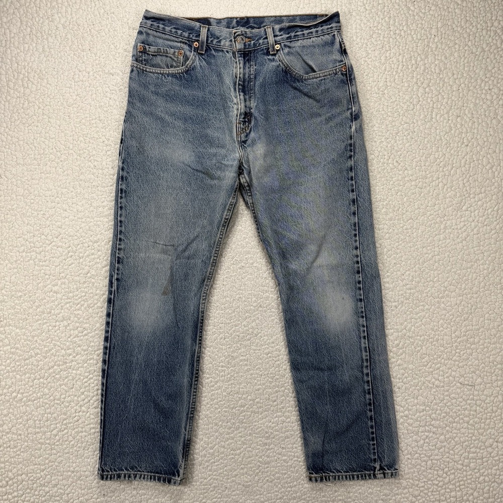 VTG Levis 505 Jeans Men's 34x30 (Actual 31x28) Y2K Grunge Streetwear - Picture 2 of 10